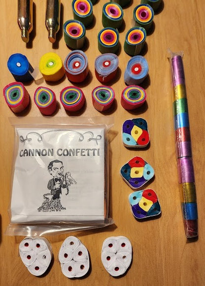 Confetti Cannon 1 Foot And A Half With Accessories
