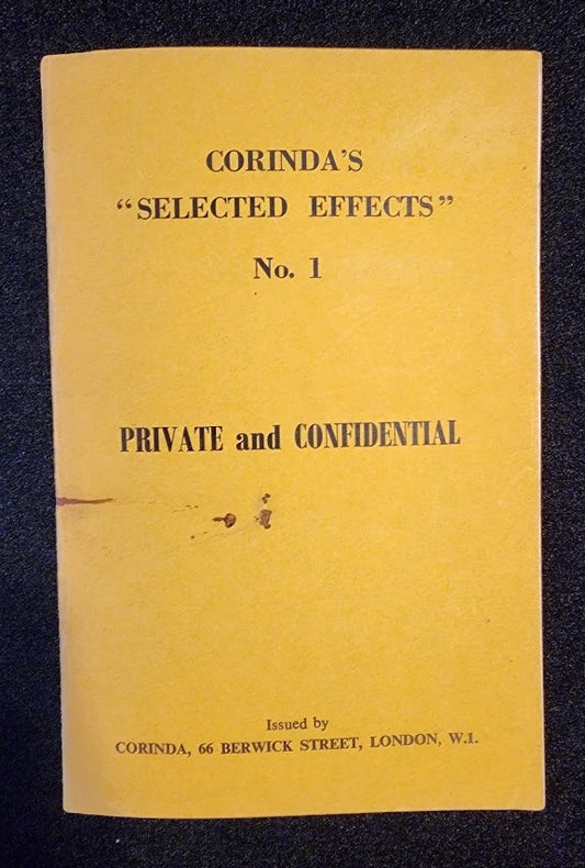 Corinda's Selected Effects No 1 - Private And Confidential - The Centre Tear