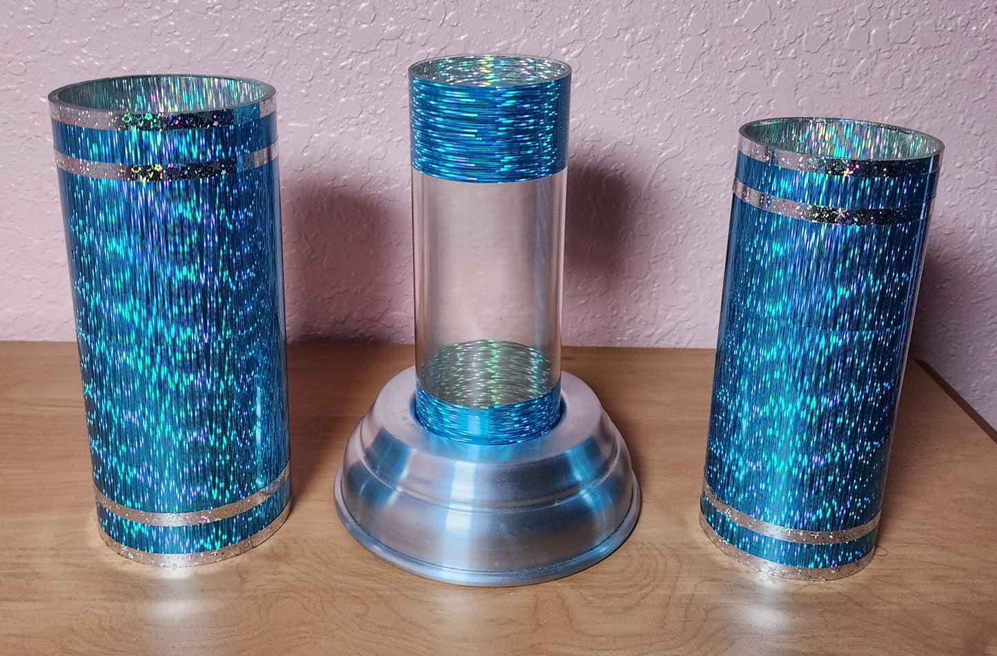 Crystal Fish Cylinder by Ickle Pickle