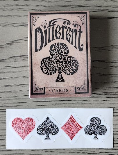 Different Deck by Teach By Magic (with stickers)