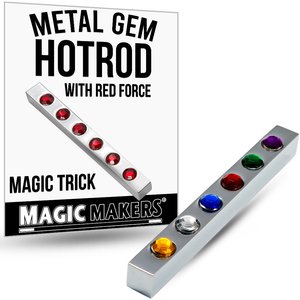 Silver METAL HOTROD with RED Force