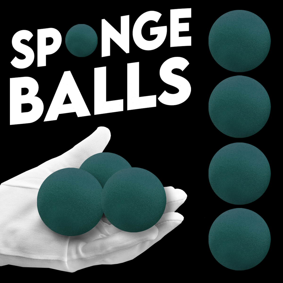 Antique Green Sponge Balls