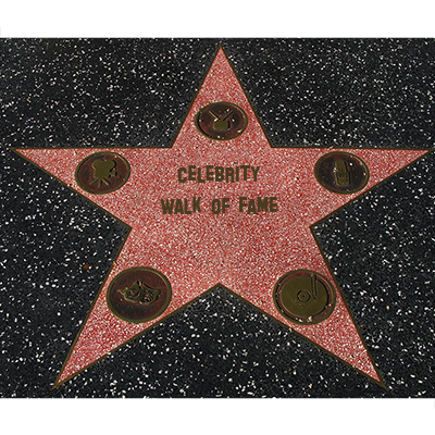 Celebrity Walk of Fame by Jonathan Royle - Mixed Media DOWNLOAD