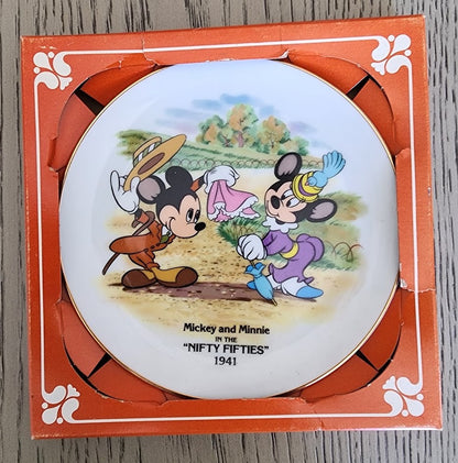 Mickey's Greatest Moments Decorative Plates - 4 In Total