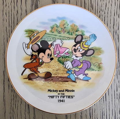 Mickey's Greatest Moments Decorative Plates - 4 In Total