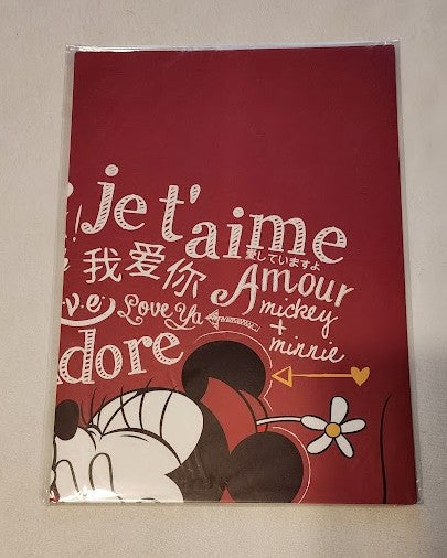 Mickey Minnie Love Restored Paper
