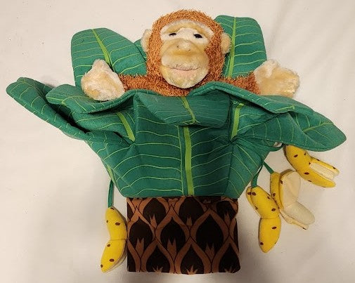Monkey With Bananas Puppet