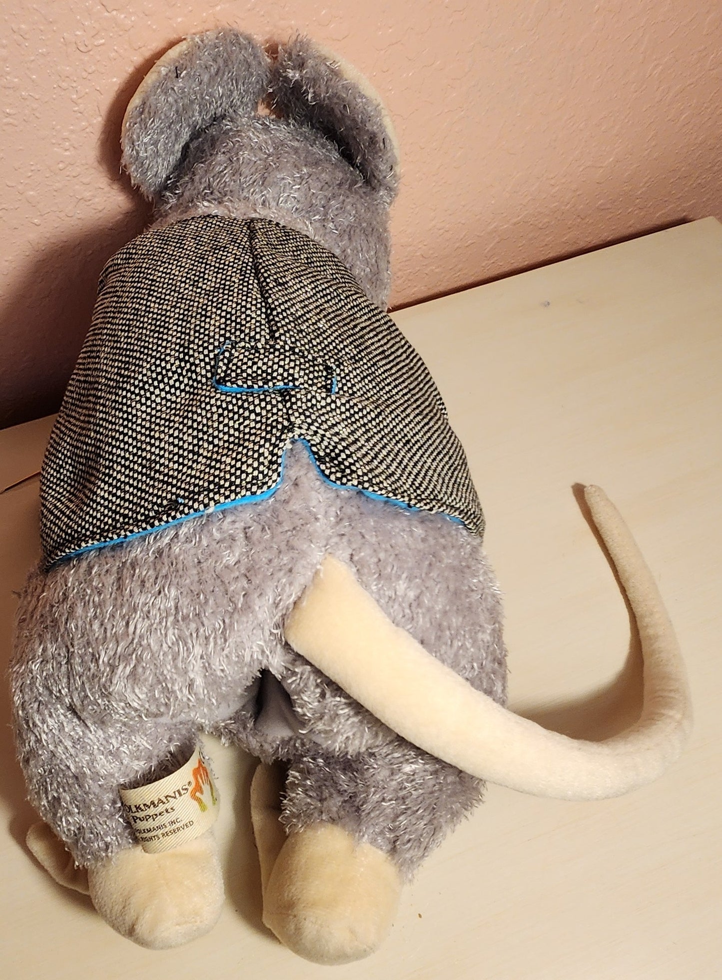 Mouse With Vest Puppet by Folkmanis