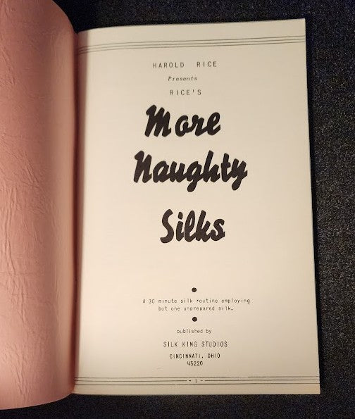 Rice's More Naughty Silks (pink cover)