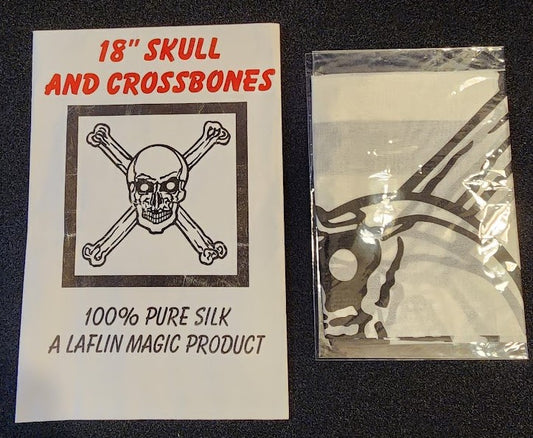 Skull And Crossbones Silk 18 Inches by Duane Laflin