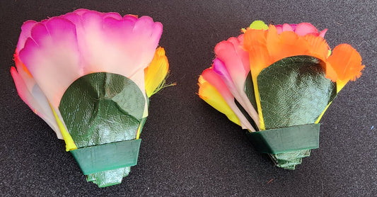 Two Spring Flowers Holder With 8 Flowers And Storage Bag