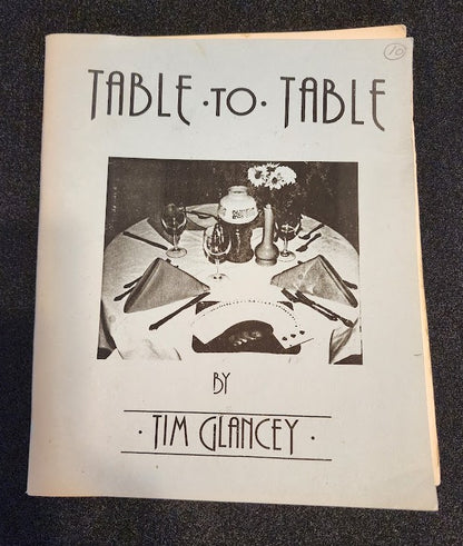 Table To Table by Tim Glancey