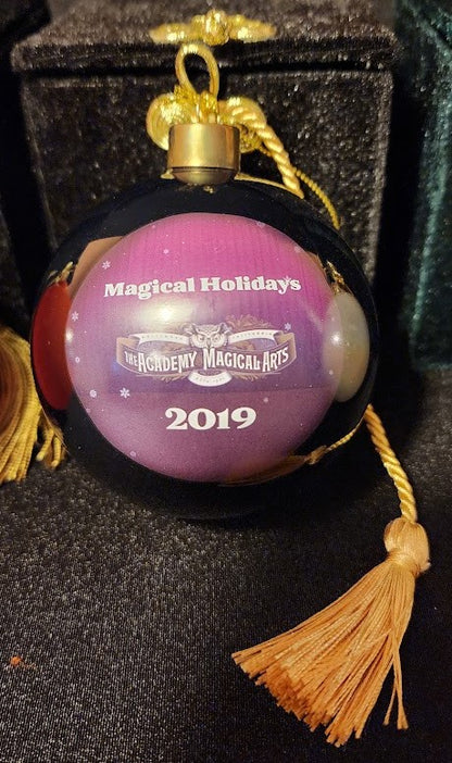 The Academy Of Magical Arts 2018 2019 and 2020 Holiday Ornaments