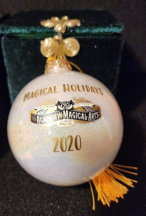 The Academy Of Magical Arts 2018 2019 and 2020 Holiday Ornaments