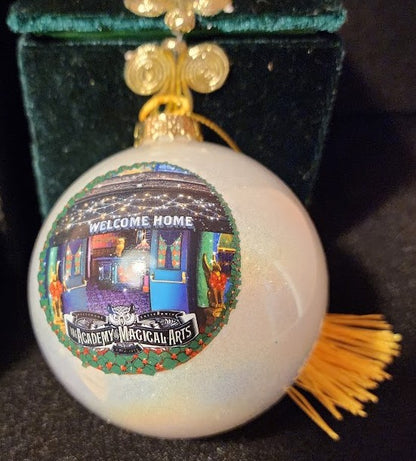 The Academy Of Magical Arts 2018 2019 and 2020 Holiday Ornaments