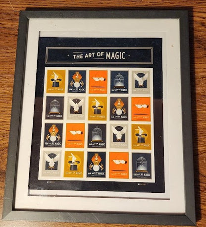 The Art Of Magic Stamps In Picture Frame