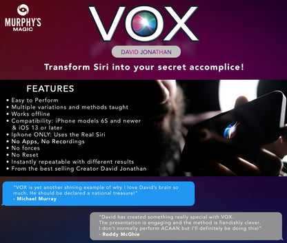 VOX by David Jonathan (Toolkit and Online Instructions)