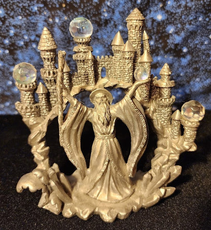 Pewter Wizards Collection - Total Of 6