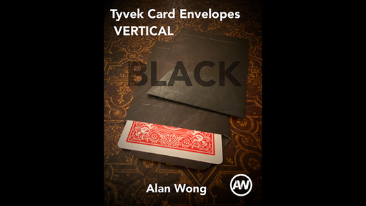 Tyvek VERTICAL Envelopes BLACK (10 pk.) by Alan Wong