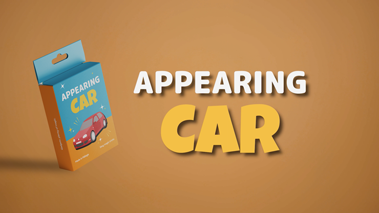 APPEARING CAR by Julio Montoro & The Paranoia Co (Gimmicks and Online Instructions)