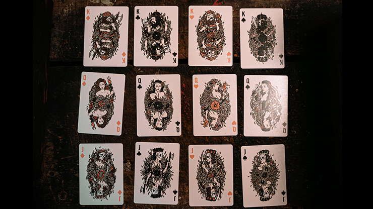 Maidens Cold Foil Playing Cards