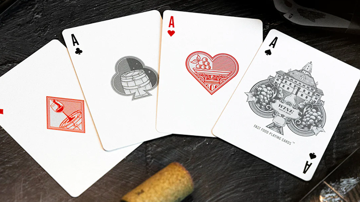 Wine Playing Cards by Fast Foods Playing Cards