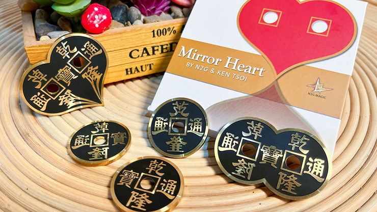 Mirror Heart Black by N2G & Ken Tsoi (Gimmicks and online instructions)