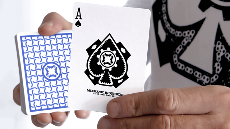 TURN (Blue) Playing Cards by Mechanic Industries