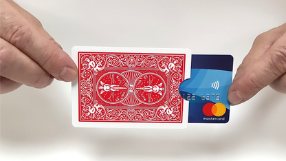 Credit Card Holder (Made from Red Bicycle cards) by Joker Magic