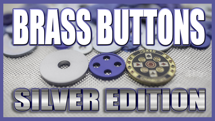 BRASS BUTTONS SILVER EDITION (Gimmicks and Online Instruction) by Matthew Wright