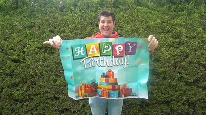 FLASHY BANNER (HAPPY BIRTHDAY) by George Iglesias & Twister Magic